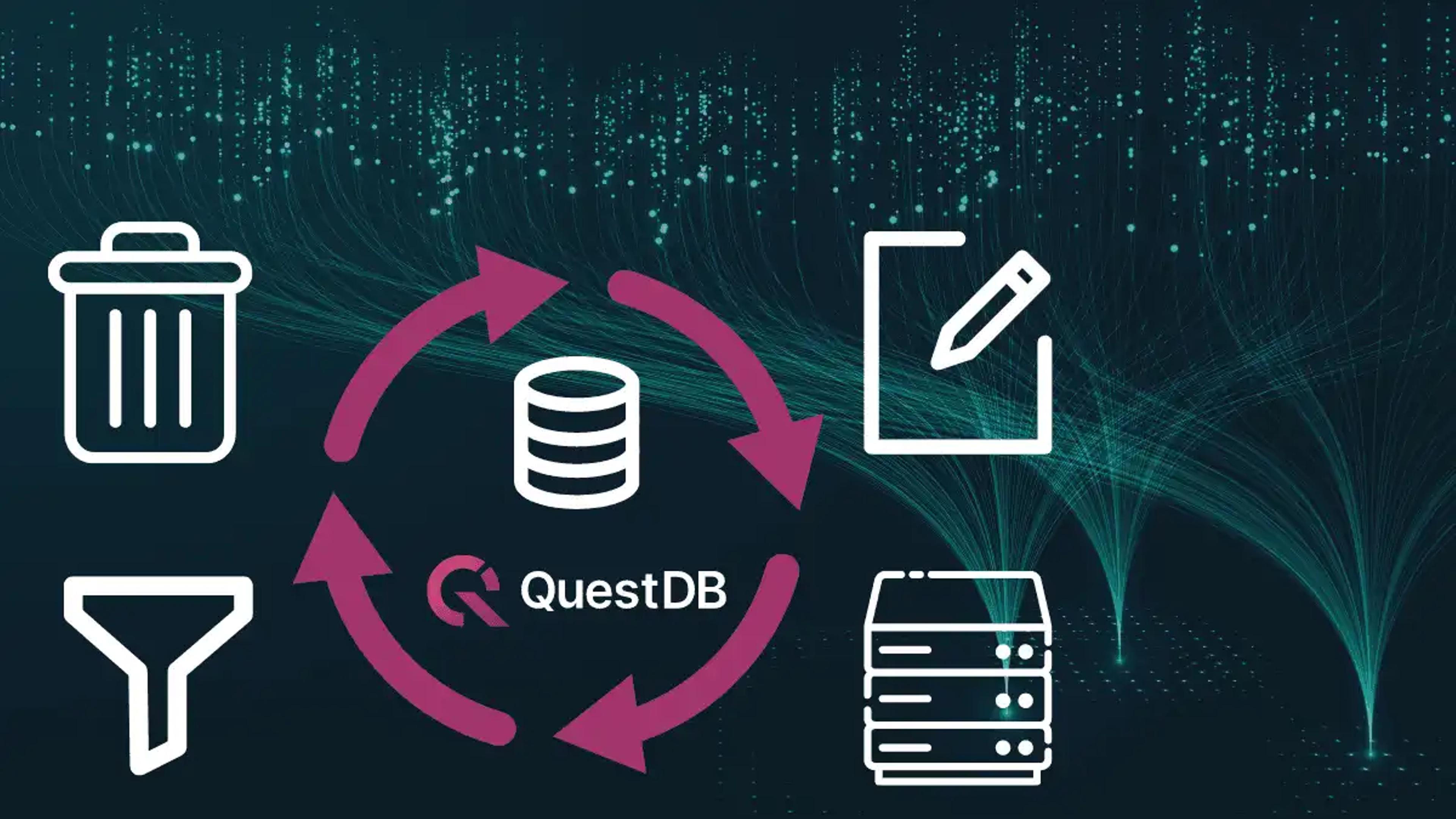 Banner for blog post "Data Lifecycle with QuestDB"