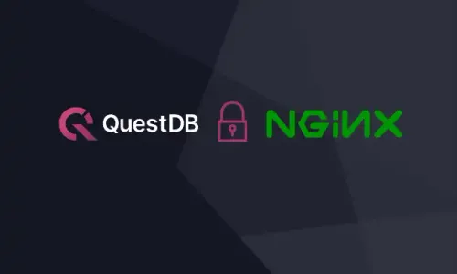 Banner for blog post with title "Setting up Basic Authentication for QuestDB open source using Nginx"