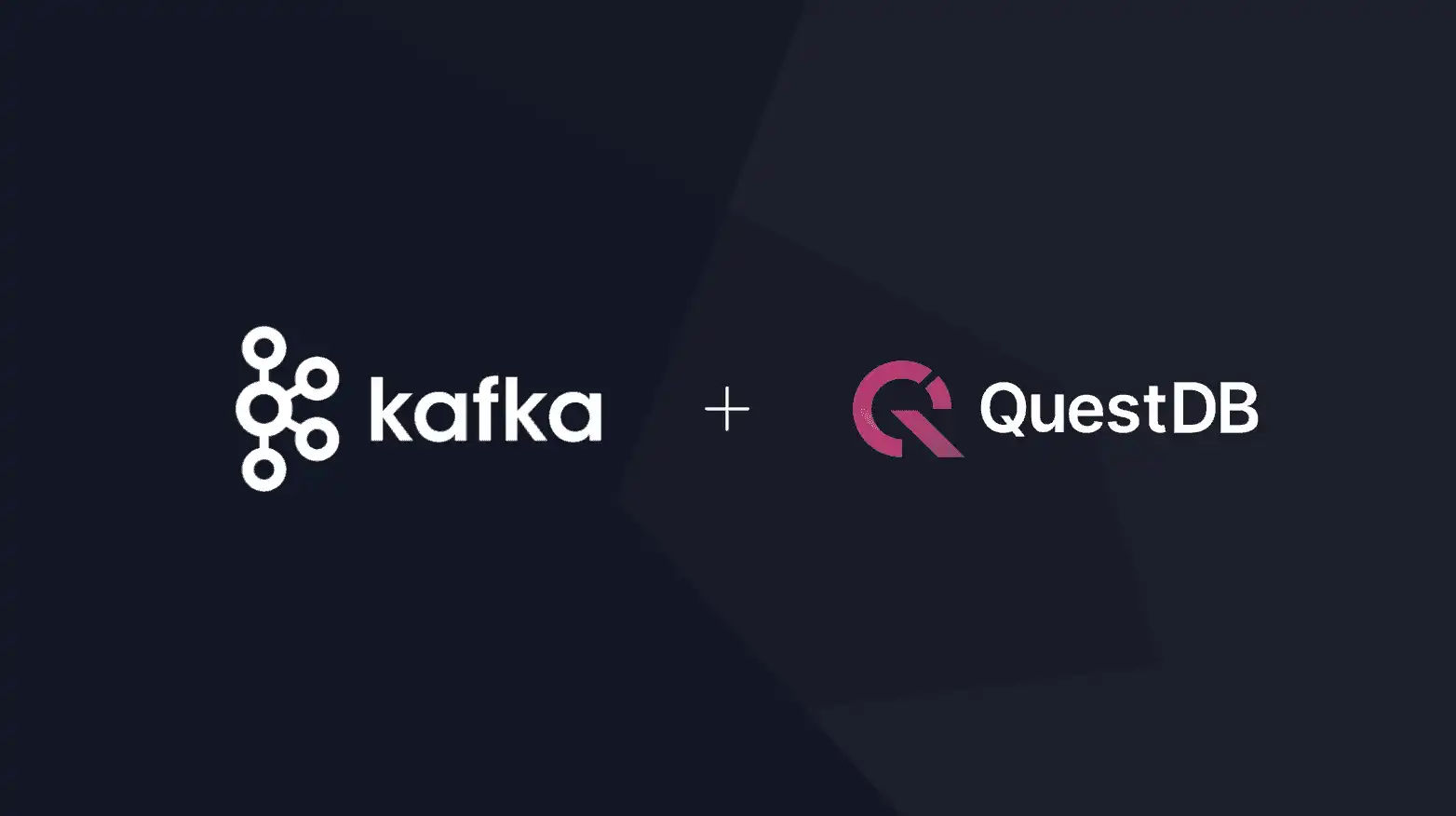 Kafka and QuestDB logos
