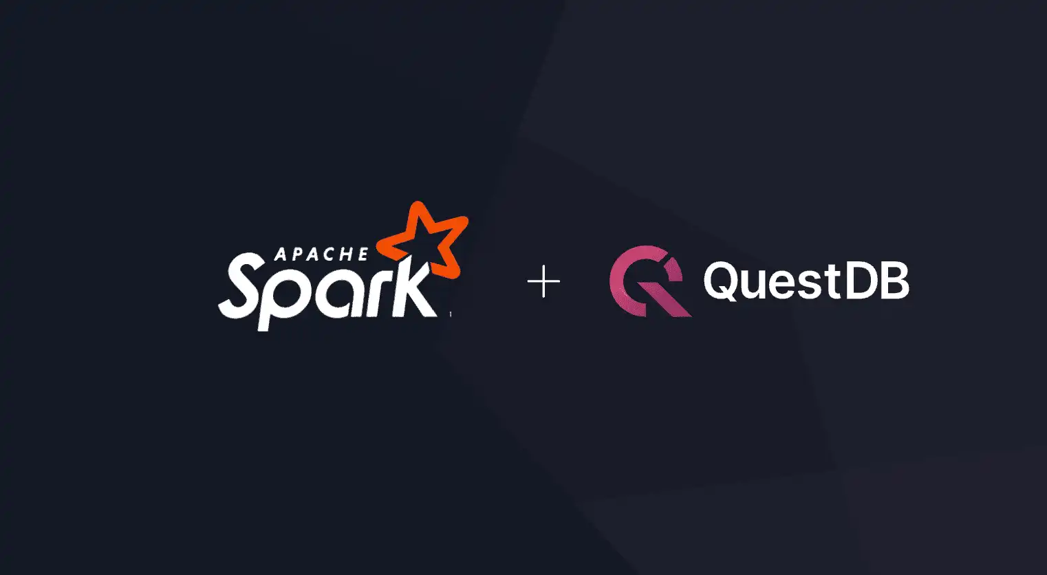 Apache Spark logo and QuestDB logo