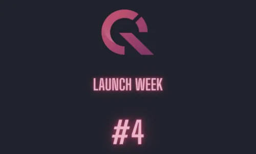 Banner for blog post with title "QuestDB Release Week #4"