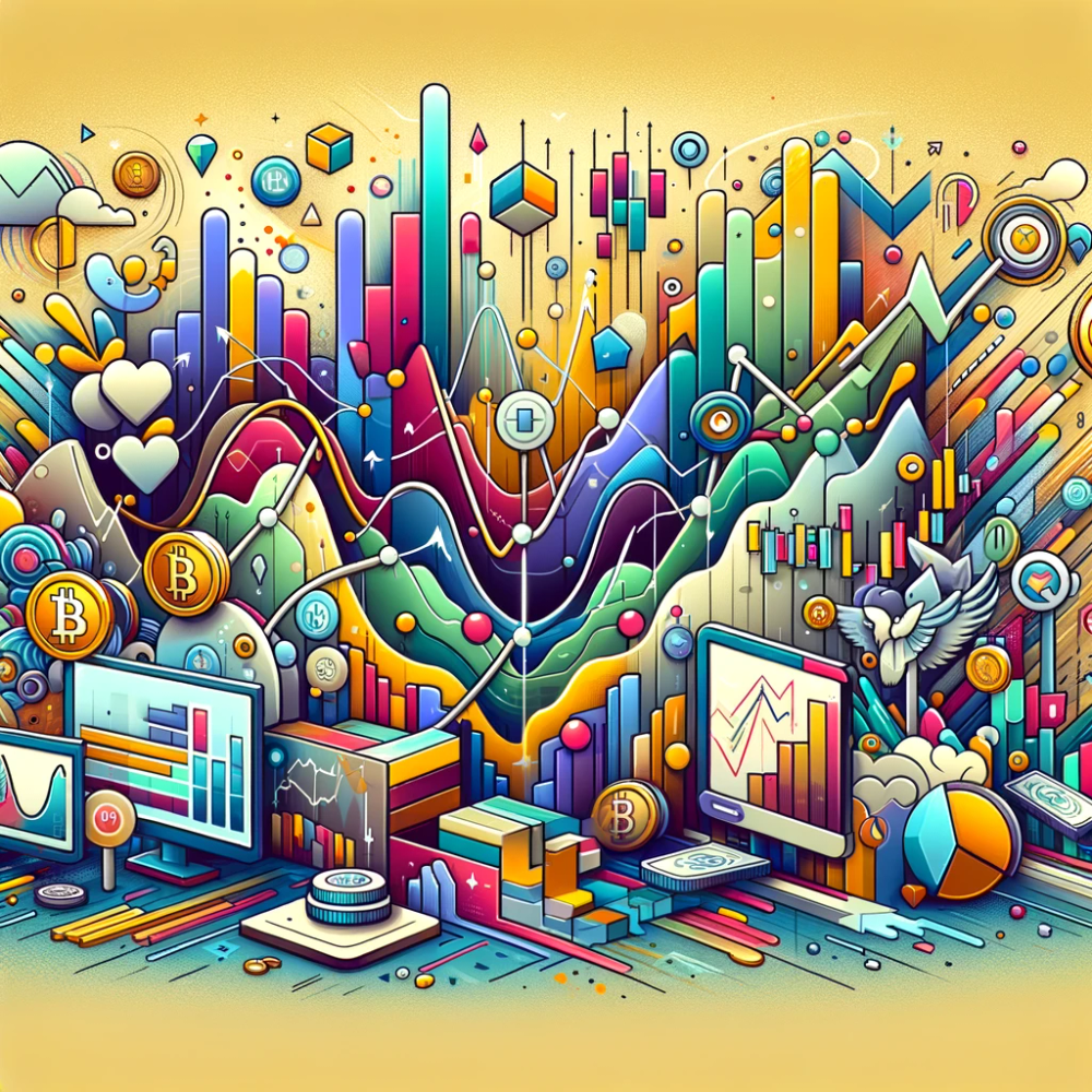 Cool market data splash image. It's very colourful and fun. Credit to DALL-E.